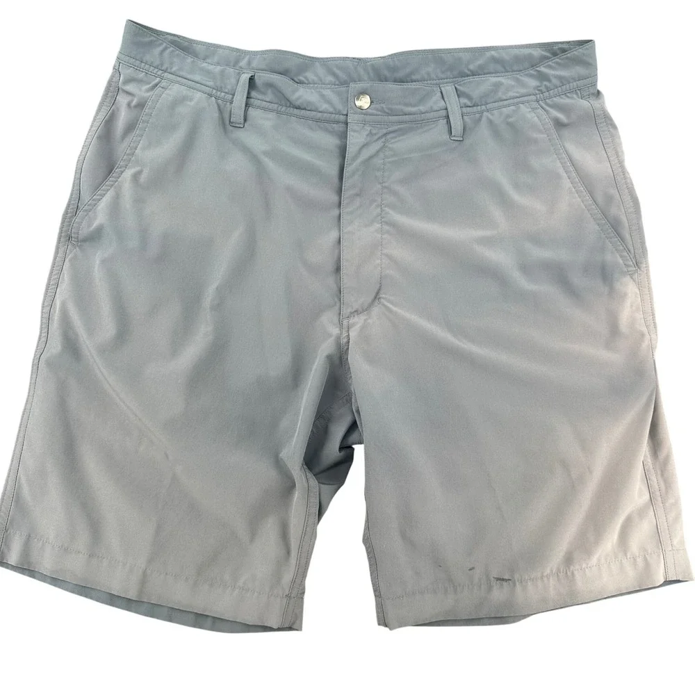 FootJoy FJ Mens Grey Performance‎ Golf Shorts Size 36 Stretch Flat Front W36